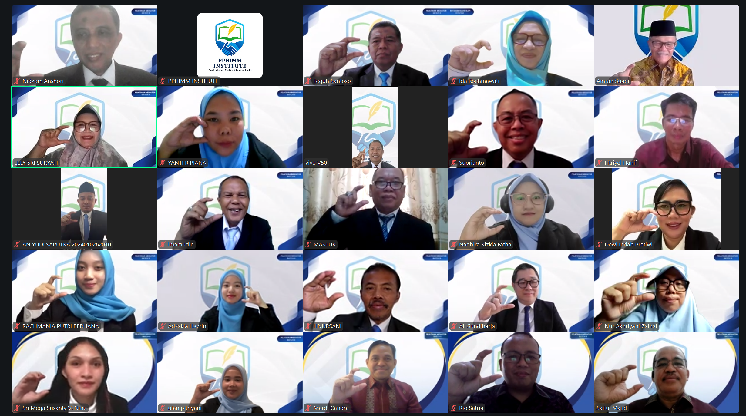 Pelatihan Mediator Bersertifikat Batch 6