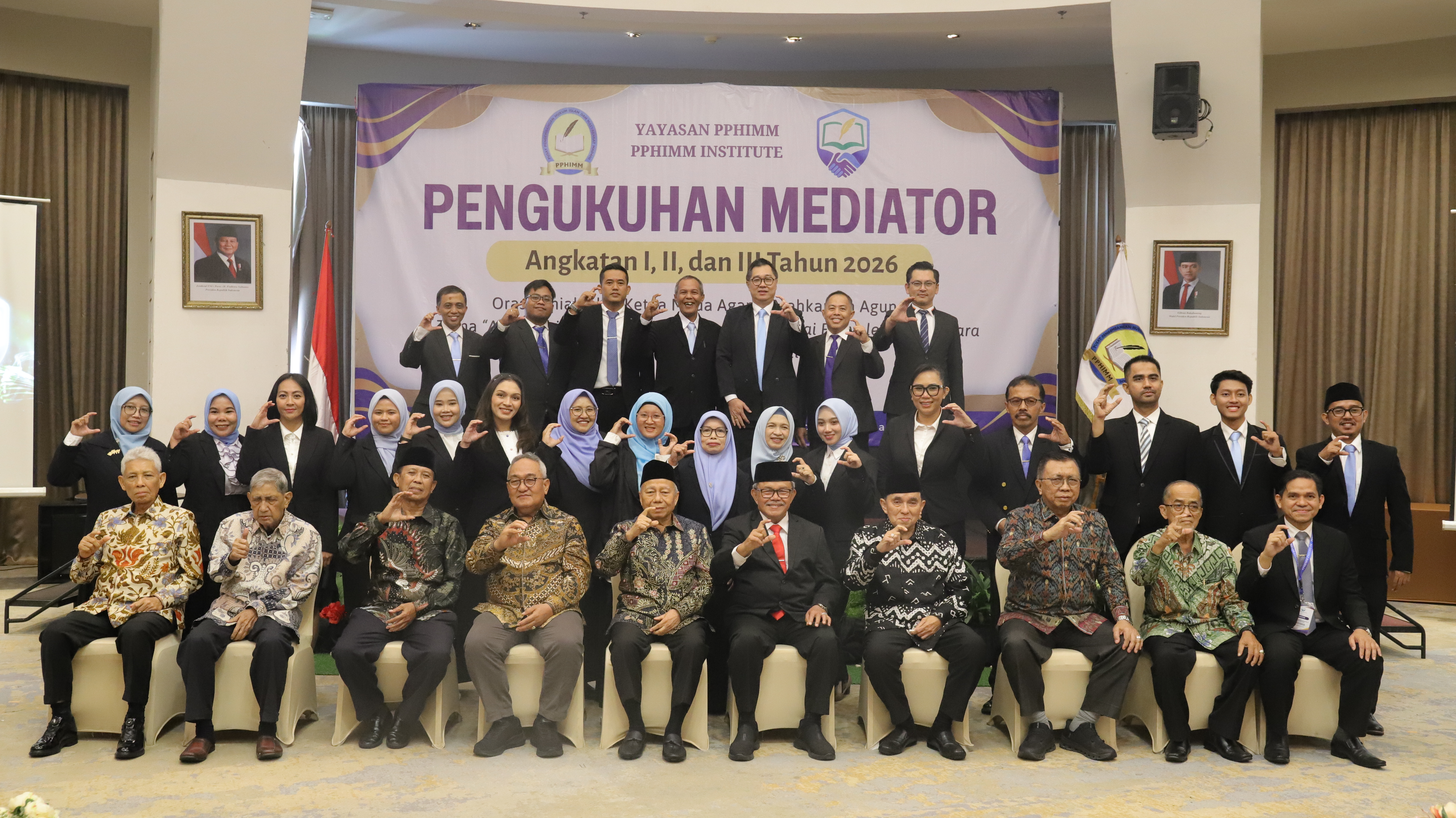 PPHIMM Institute Kukuhkan Mediator Bersertifikat di Jakarta Tanggal 25 Maret 2026