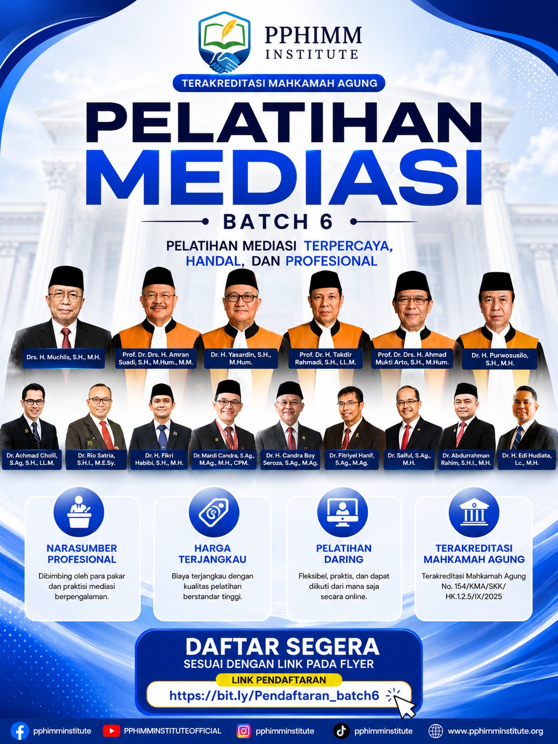 Pelatihan Mediasi Batch 6